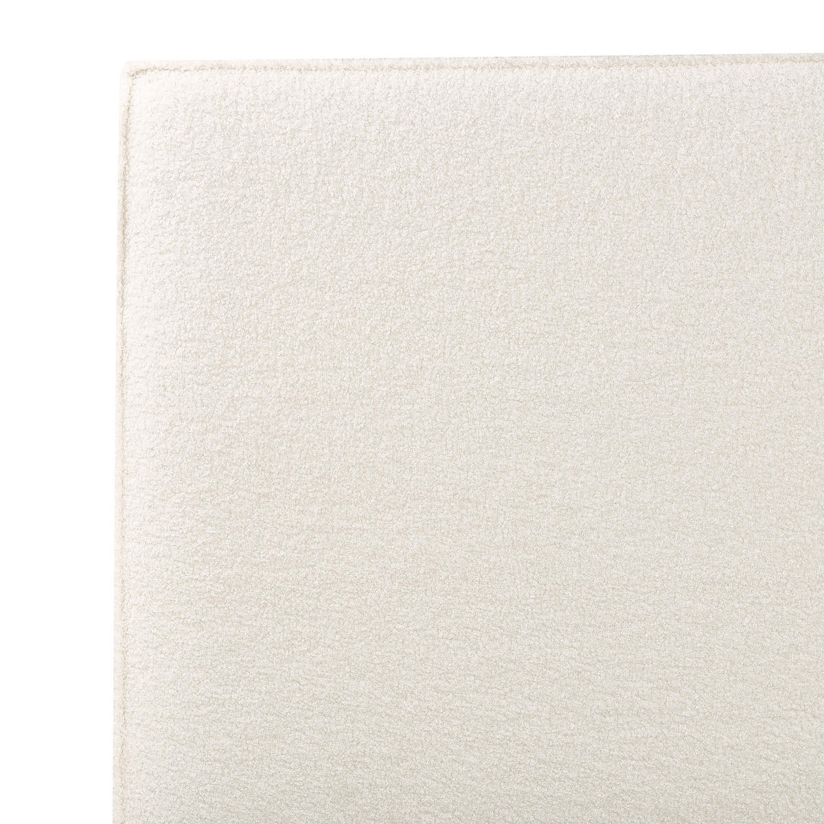 POLSTERBETT 160x200 cm Weiß Moissac - Creme, Textil (160/200cm) - Beliani