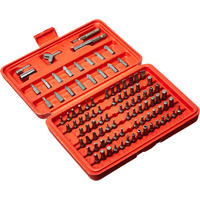BOHRER – Geeignet für die Reparatur von Autos, Werkzeugmaschinen, Haushaltsgeräten usw. – 1 Set, 100 Bohrer - Rot, Metall (19.5/13.8/3.8cm) - DCA