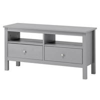 KOMMODE Massivholz 37/110/55 cm - Grau, Holz (110/55/37cm) - hagge home