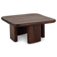 COUCHTISCH YAMA dunkelbraun - Dunkelbraun, Holz (70/70/33cm) - IDIMEX