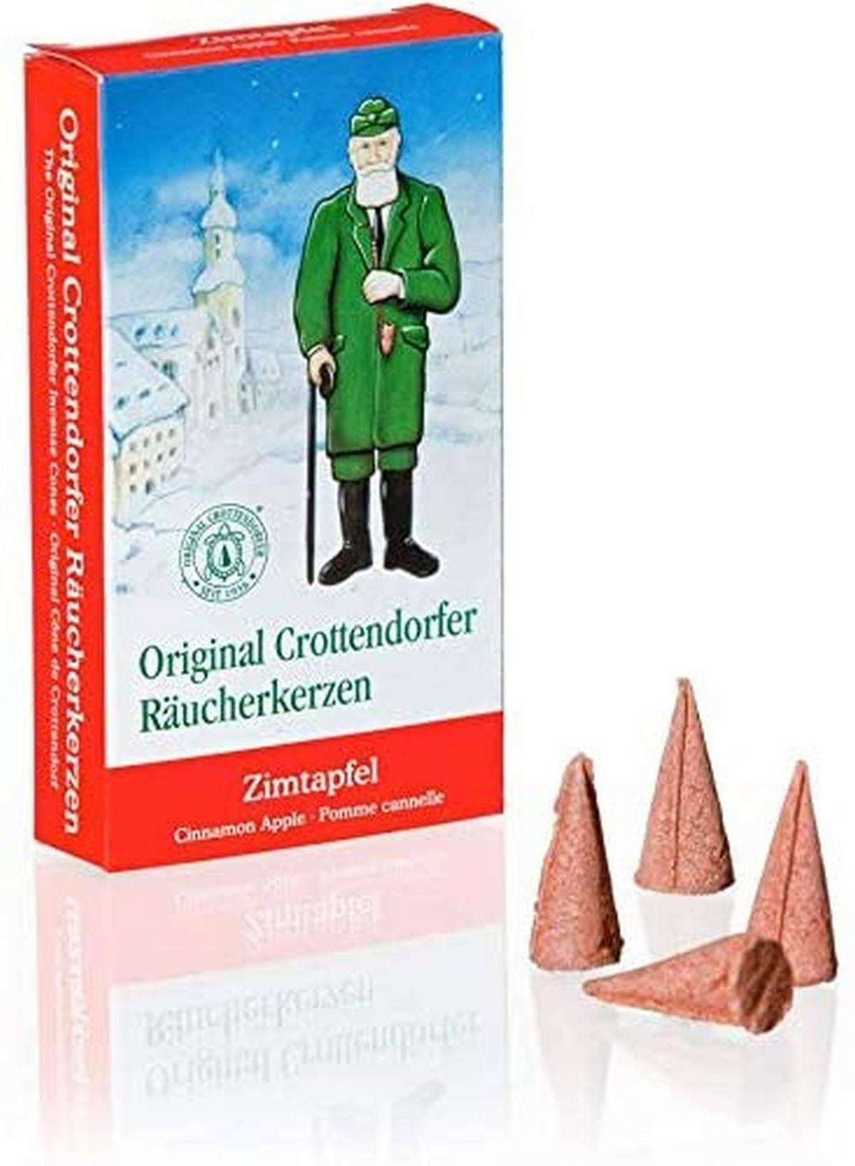 RÄUCHERKERZEN Zimtapfel 24er Packung - Multicolor, Holz (0.1/1/0.1cm) - Crottendorfer