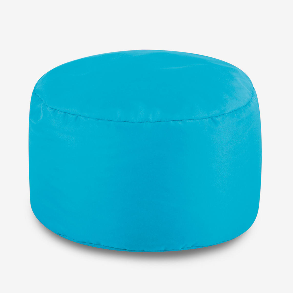 SITZPOUF Klassisch Rund - Blau/Hellgrün, Kunststoff (38/20/38cm) - Veeva