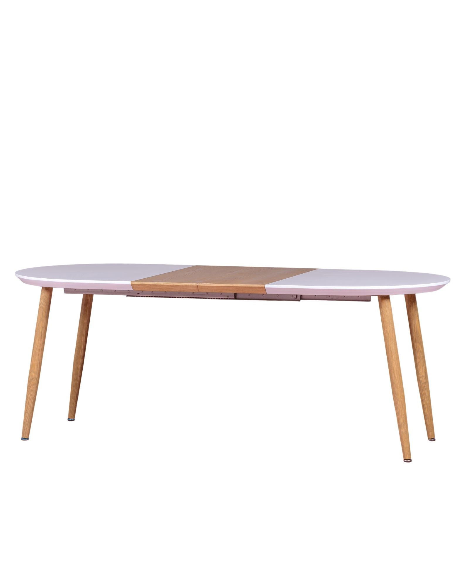 ESSTISCH Ausziehbar Oval Weiß 90/140/75 cm - Weiß, Holz (90/140/75cm) - Nest Dream