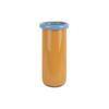 VASE Plegado Gelb 14/14/30.5 cm - Gelb, Glas (30.5cm) - Present Time