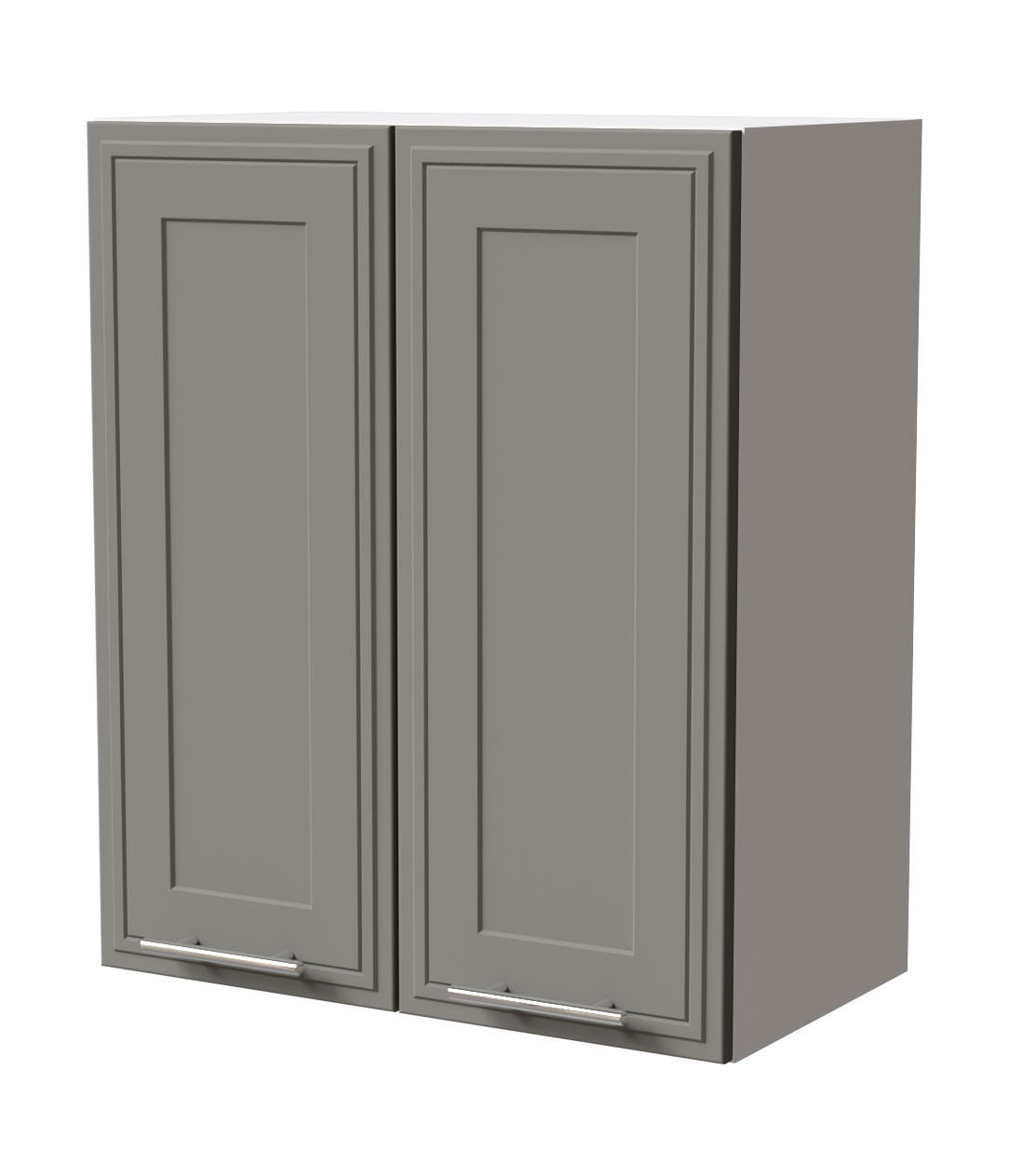 HÄNGESCHRANK Salo W3/60 Weiß / Dust Grey Matt 60 / 32,5 / 72cm - Weiß/Grau, Holz/Holzwerkstoff (60/72/32.5cm) - Feldmann-Wohnen