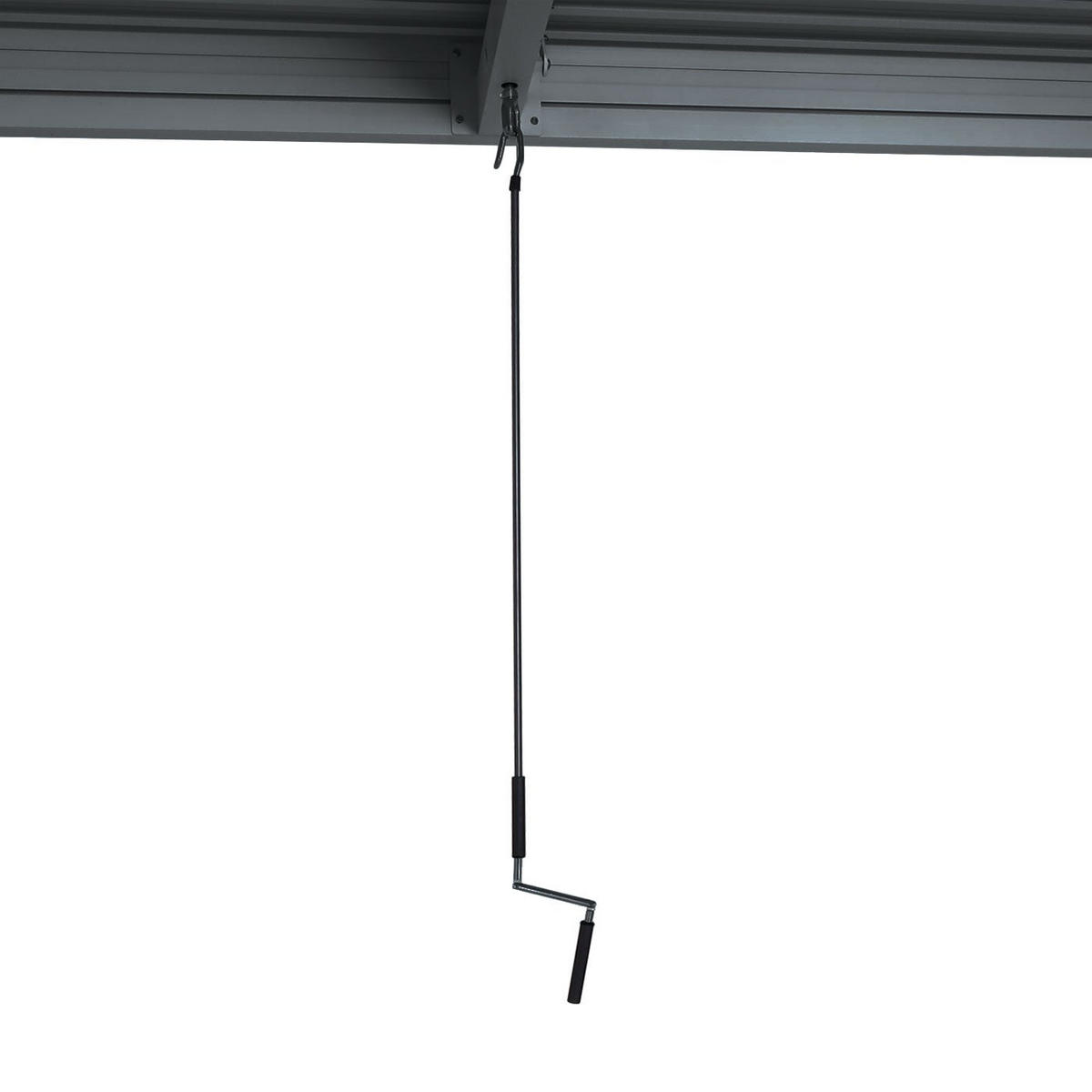 PERGOLA 220x300x300cm Anthrazit 11cm-Gestell - Anthrazit, Metall (300/220/300cm) - BERLINLODGE