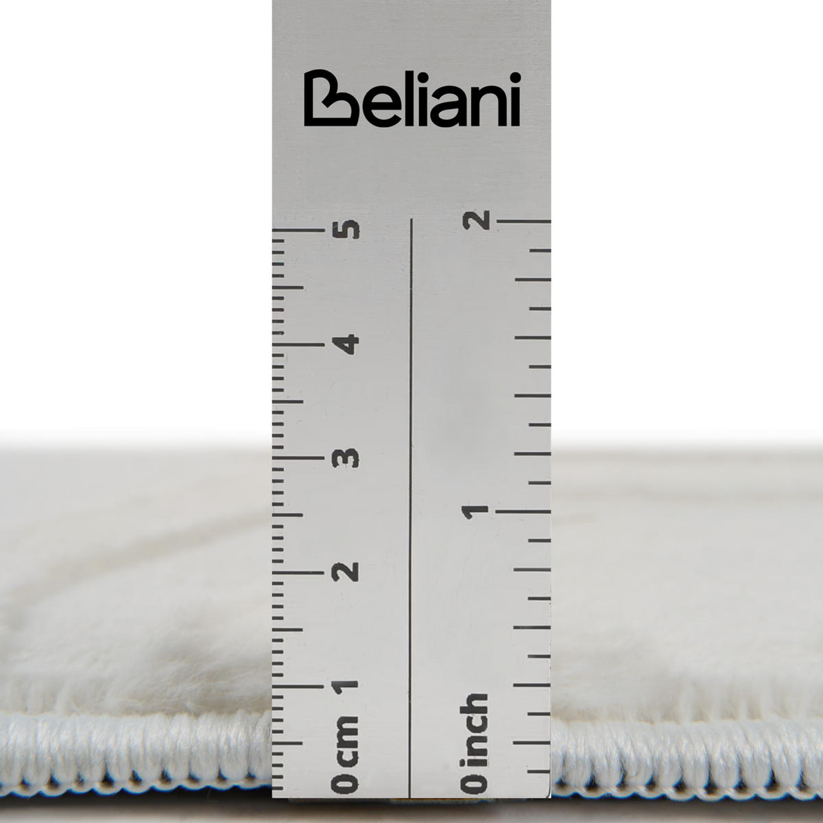 KOBEREC Krémově bílý 160/230 cm Gannett - bílá/krémová, textil (160/230cm) - Beliani