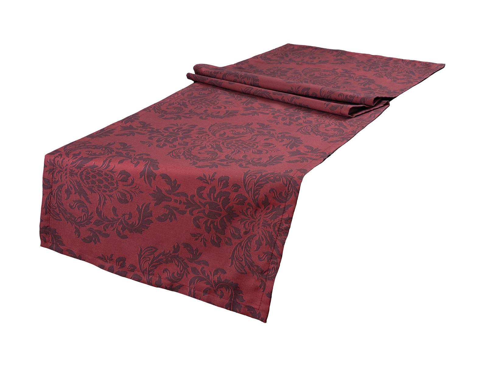 XL-TISCHLÄUFER Epoche karmin-rot 40/220 cm - Dunkelrot, Textil (40/220cm) - beties Heimtextil