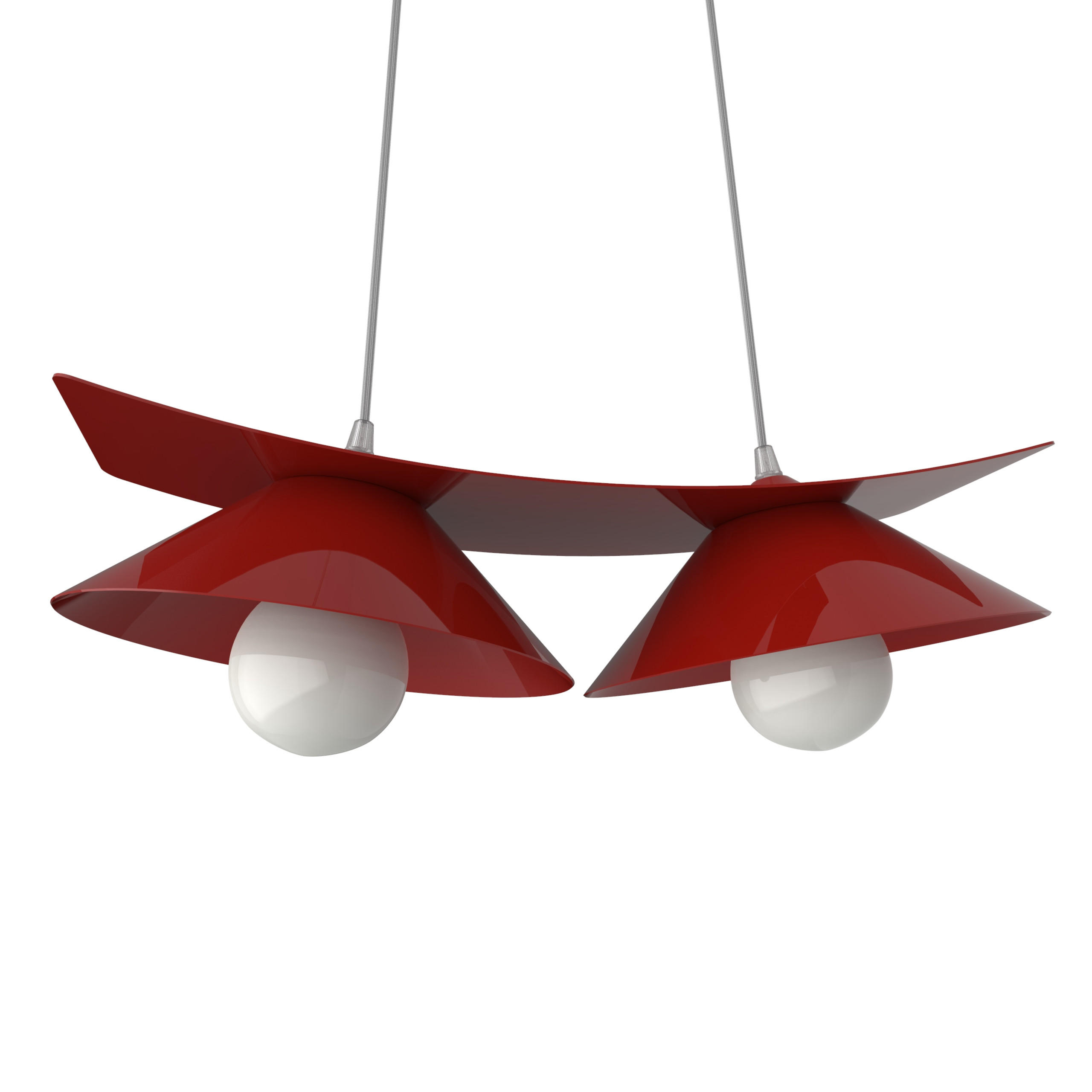 HÄNGELEUCHTE - Rot, Metall (70/25/16cm) - Lumicom