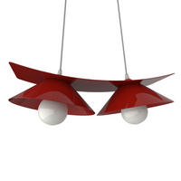 HÄNGELEUCHTE - Rot, Metall (70/25/16cm) - Lumicom