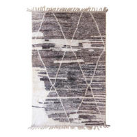 BERBERTEPPICH Boujaad handgewebt 200x 300 cm - Grau, Naturmaterialien (200/300cm) - AFK Living