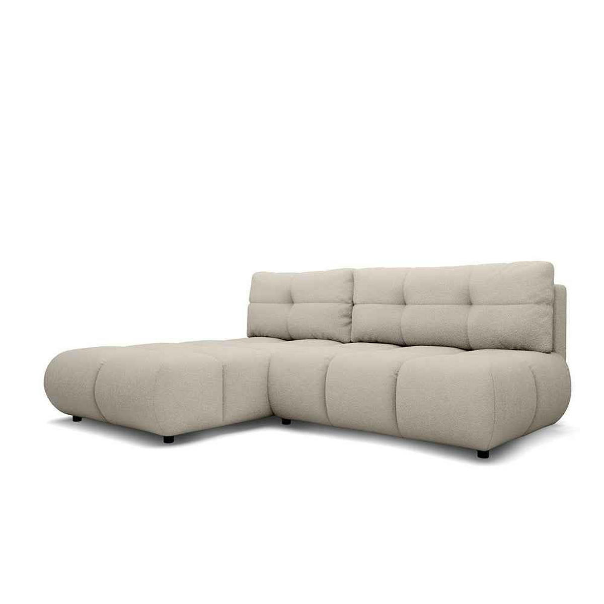ECKSOFA Milorya Beige - Beige, Textil (230/90/170cm) - Pillovely