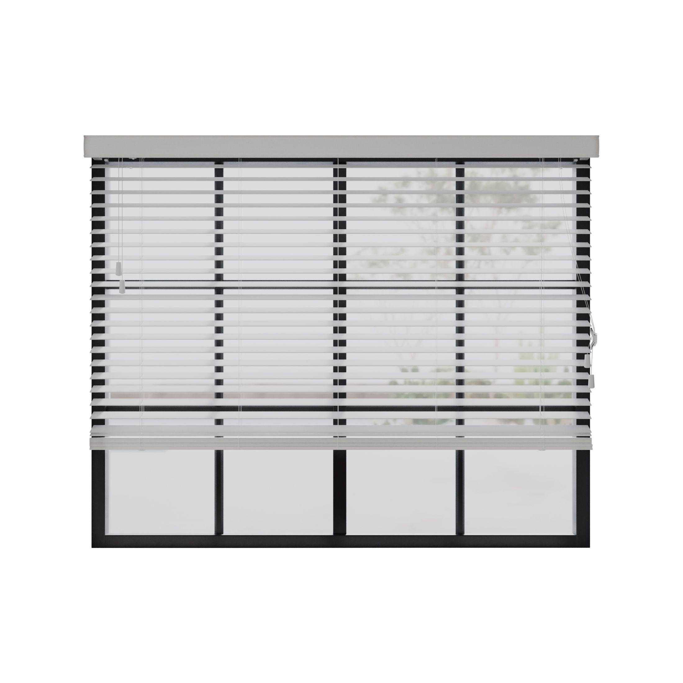 HOLZJALOUSIEN Cocoon Weiß - Weiß, Holz (100/175cm) - Cocoon Home Concepts