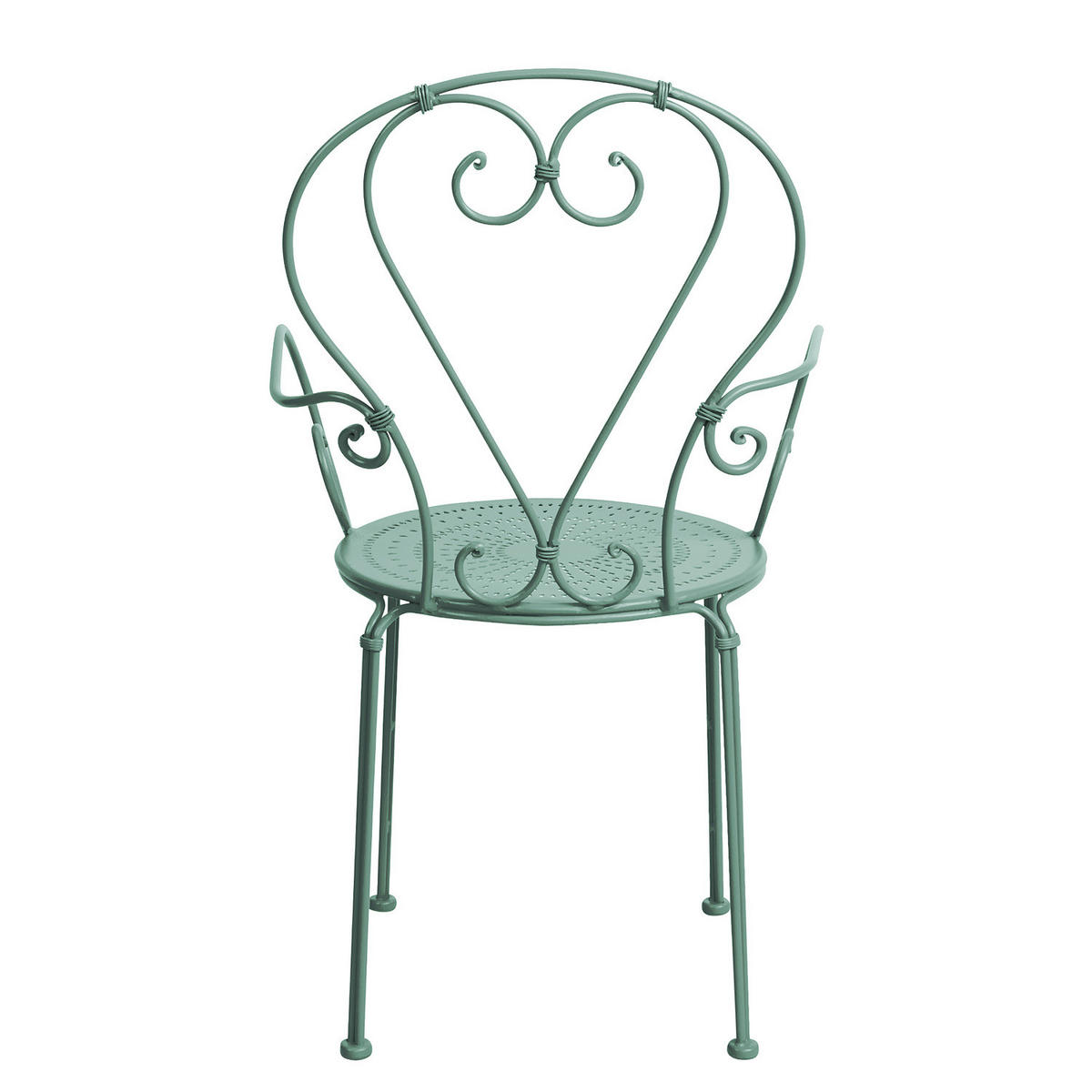 GARTENMÖBEL-SET (3-teilig) Century - Salbeigrün, Metall - Butlers