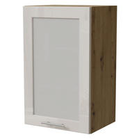 KÜCHENHÄNGESCHRANK Brerra W2S/45 Eiche Artisan / RAL 9001 creme Hochglanz 45 / 32,5 / 72cm - Creme/Eiche Artisan, Holz/Holzwerkstoff (45/72/32.5cm) - Feldmann-Wohnen