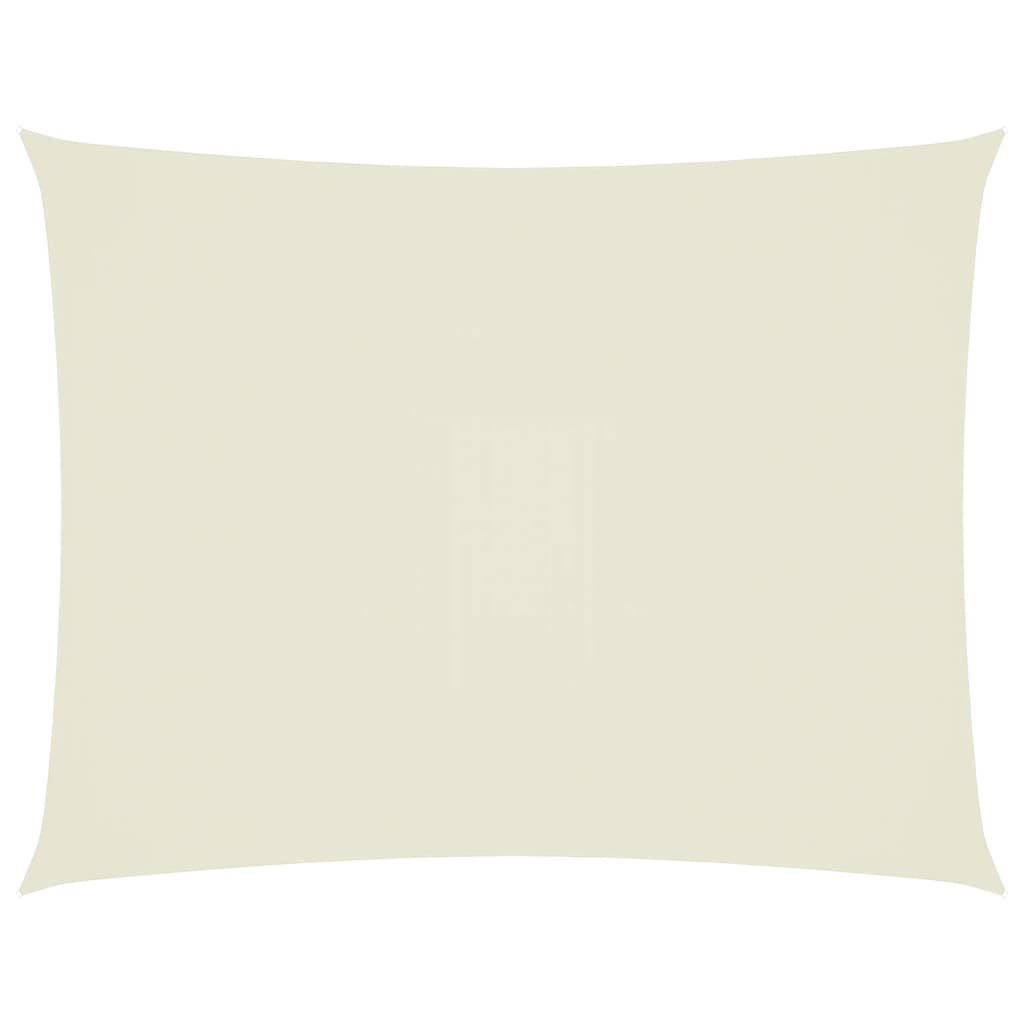 SONNENSEGEL Oxford-Gewebe Rechteckig 4x5 m Creme - Creme, Textil (500/400cm) - furnicato