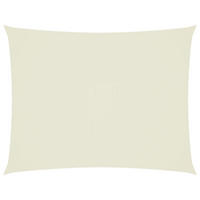 SONNENSEGEL Oxford-Gewebe Rechteckig 4x5 m Creme - Creme, Textil (500/400cm) - furnicato