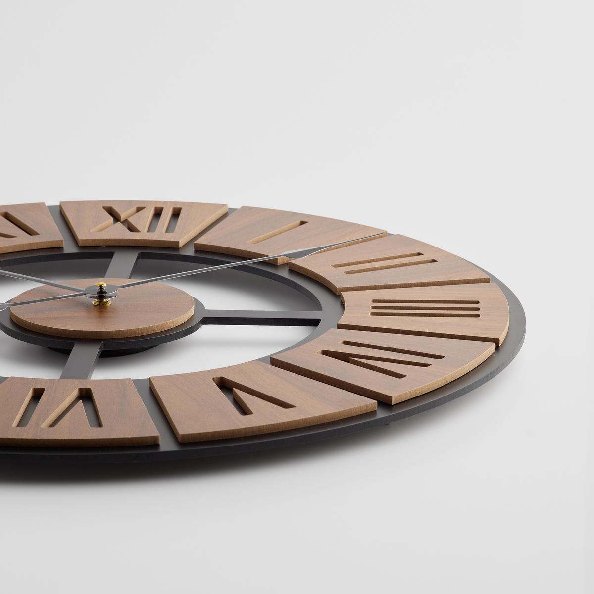 WANDUHR Arboriso 60x4cm, Braun - Braun, Holzwerkstoff (4/1/60cm) - home&you