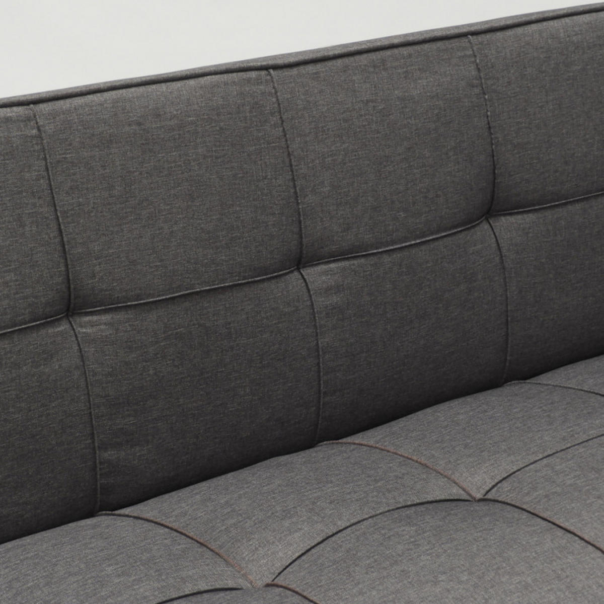 SCHLAFSOFA Gemma - Dunkel Grau - Grau, Textil (175/74/83cm) - Pasmara