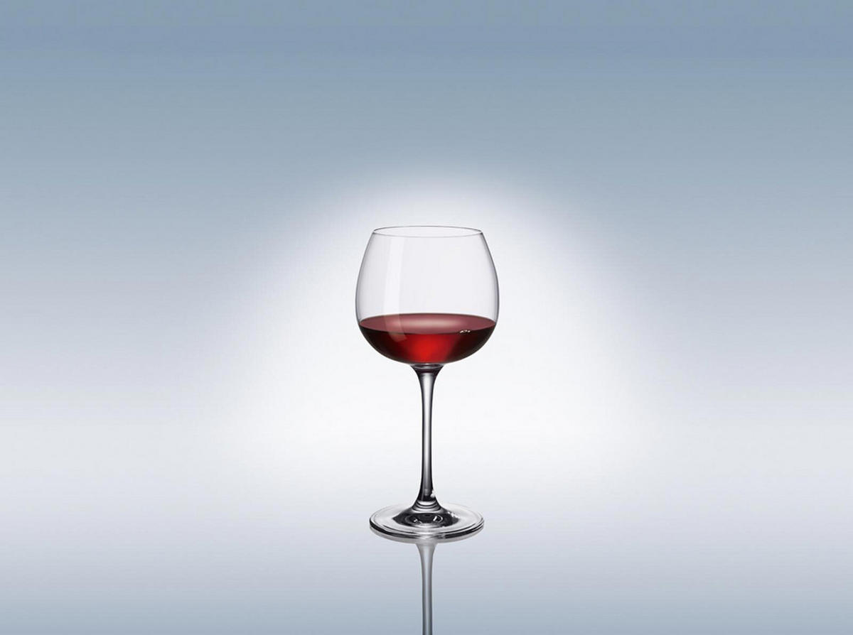 ROTWEINGLÄSER Purismo Wine transparent 550 ml 4er Set - Transparent, Glas (0.55L) - Villeroy & Boch