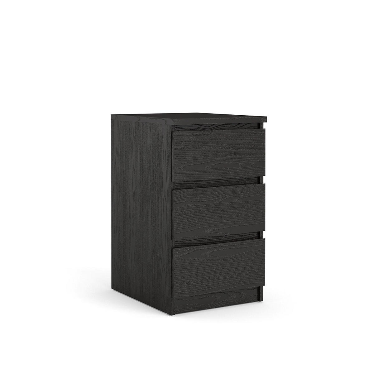 KOMMODE Schwarz - Schwarz, Holzwerkstoff (40/70/50cm) - ebuy24