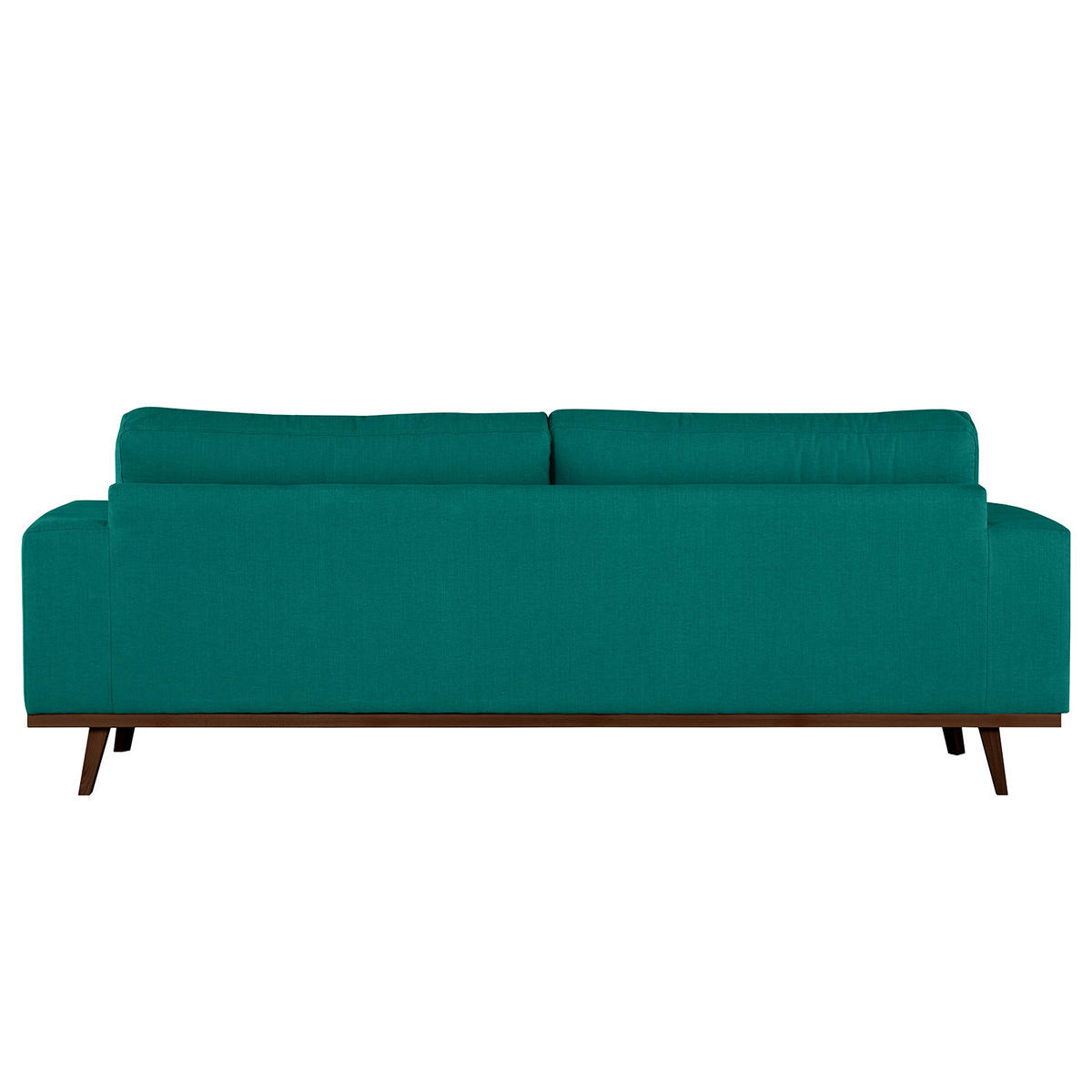 2-SITZER SOFA - Buchefarben/Petrol, Buchenholz/Textil (197/81/88cm) - home24
