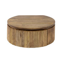 NACHTTISCH Wave Beige 35/50/20 cm - Beige, Holz (50/20/35cm) - Hoyz Collection