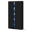 AKTENSCHRANK JAN 185x90x45 cm - Schwarz, Metall (90/185/40cm) - Jan Nowak
