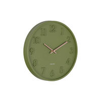 WANDUHR Calma 3.8/30/30 cm - Grün, Kunststoff (30/30/3.8cm) - Karlsson