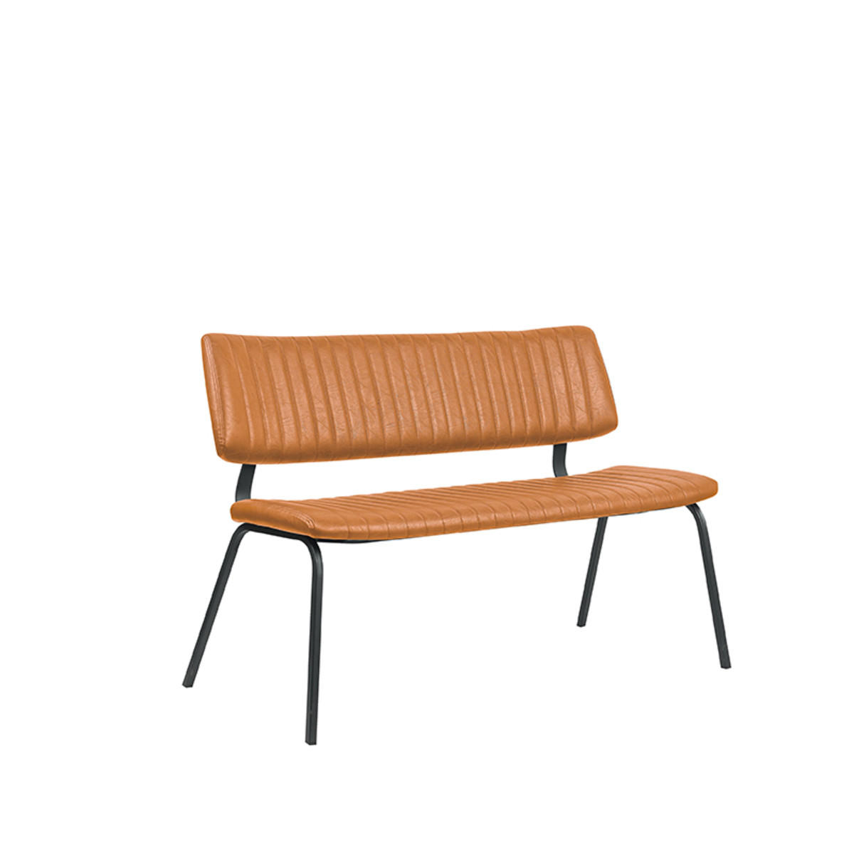 ESSZIMMERBANK Gusto Braun 63/120/81 cm - Orange, Textil (120/81/63cm) - LABEL51