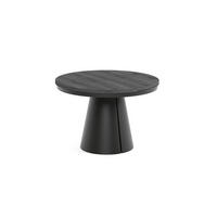 ESSTISCH CALMA Bis - Anthrazit/Schwarz, Holzwerkstoff/Metall (120/120/76cm) - Meblini