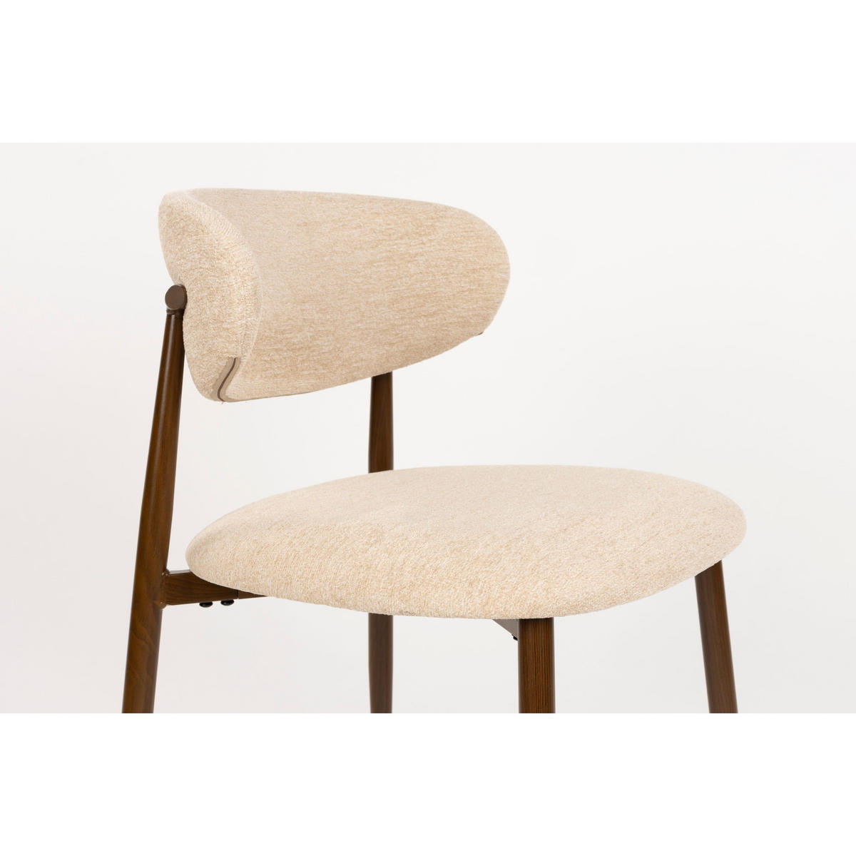 ESSZIMMERSTUHL Noor Beige - 2 er Set - Beige, Kunststoff (51/77.5/53cm) - Housecraft Living