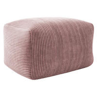 SITZSACK Easy Cord - Rosa, Textil (60/40/70cm) - MIRJAN24