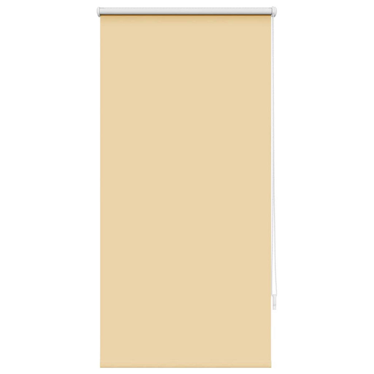 VERDUNKELUNGSROLLO 64,4/120 cm Stoffbreite 60 cm aus Polyester Beige - Beige, Textil (60/120cm) - vidaXL