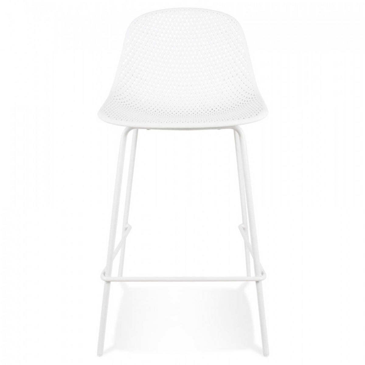BARHOCKER Weiß 48.5x96x47cm - Weiß, Kunststoff (48.5/96/47cm) - AlterEgo