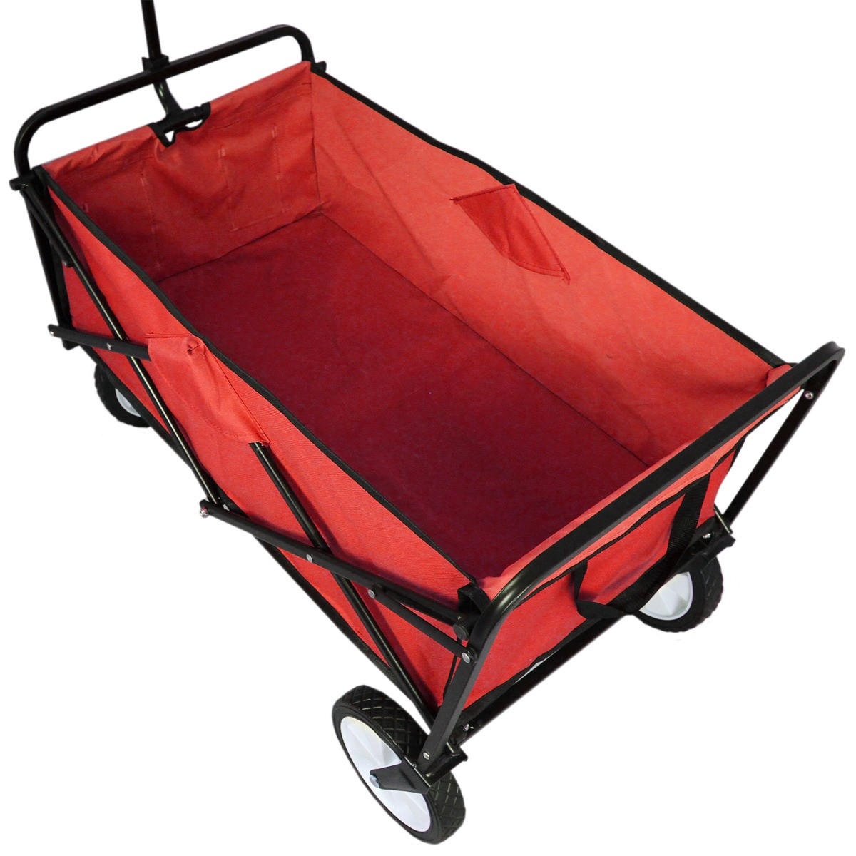 GARTENWAGEN Faltbar Rot - Rot, Metall (53/113/98cm) - Monstershop