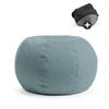 OUTDOOR POUF Der Kugelige - Blau, Textil (60/40/60cm) - Mokebo