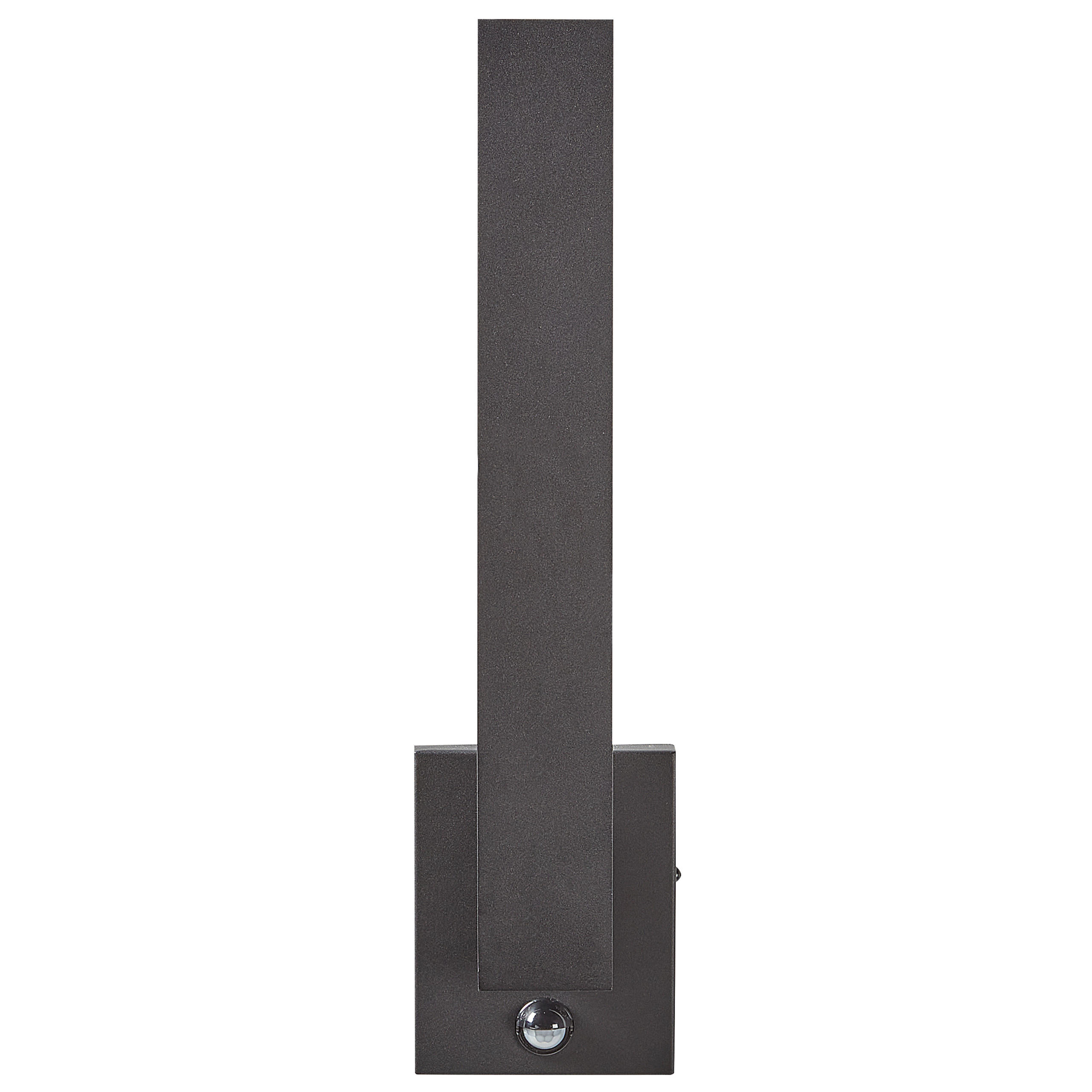 AUSSENWANDLEUCHTE Tummel 7/13/46 cm - Schwarz, Metall (13/46/7cm) - Beliani