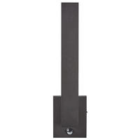 AUSSENWANDLEUCHTE Tummel 7/13/46 cm - Schwarz, Metall (13/46/7cm) - Beliani
