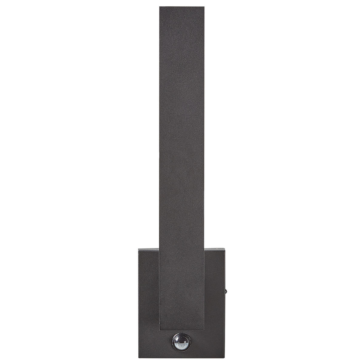AUSSENWANDLEUCHTE Tummel 7/13/46 cm - Schwarz, Metall (13/46/7cm) - Beliani