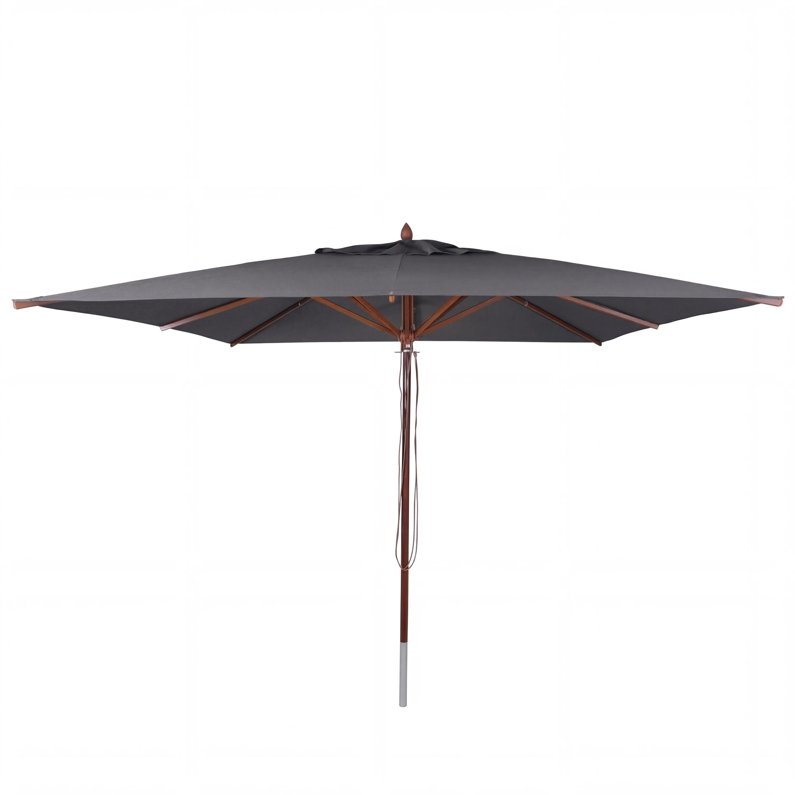 SONNENSCHIRM C57B Anthrazit - Anthrazit, Holz (300/300cm) - MCW