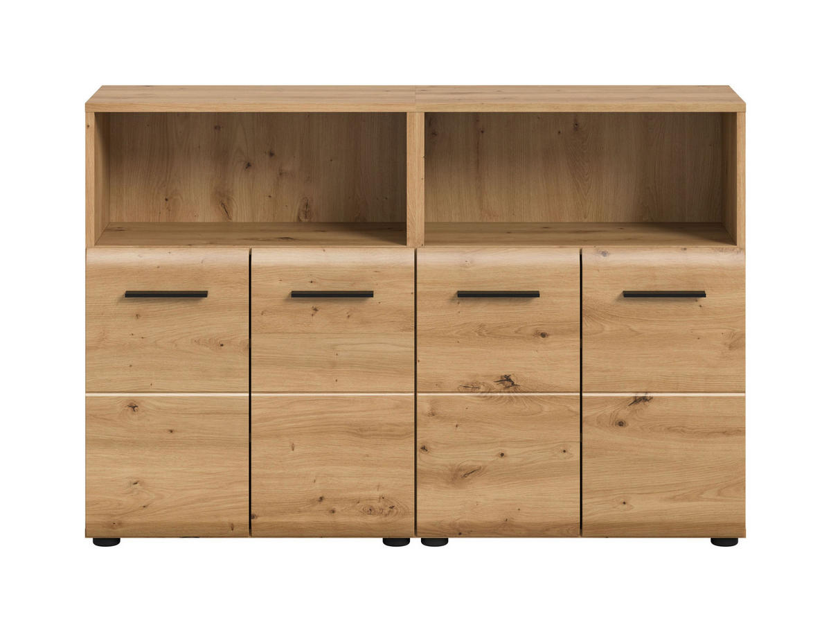 BAD-SET ICE 2-tlg. (B/H/T: ca. 120/80/30 cm) in Artisan Oak Nachbildung/Artisan Oak Nachbildung - Eiche Artisan, Holz (120/80/30cm)