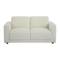 SOFA - 2 Personen - stoff - gebrochenes weiß Netuso - Weiß, Textil (166/82/89cm) - Vente-Unique