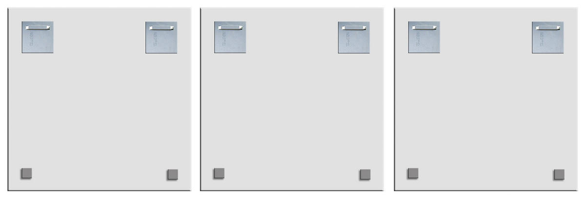 ARTISSIMO Glasbild mehrteilig 150x50cm Bild aus Glas 3-Teiler Wandbild Wald grün - Braun, Glas (150/50cm) - artissimo