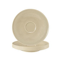 UNTERTASSEN Beat Color Glaze Sandbeige ø 16,7 cm 6er Set - Beige, Keramik (16.7cm) - Seltmann Weiden
