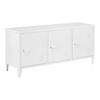 SIDEBOARD Kotka - Weiß, Metall (113/58/40cm) - [en.casa]