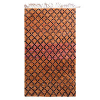 BERBERTEPPICH aus reiner Wolle 165x 294 cm - Orange, Naturmaterialien (165/294cm) - AFK Living