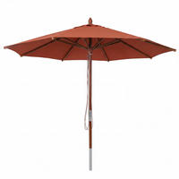 SONNENSCHIRM C57B Orange - Orange, Holz (300/300cm) - MCW