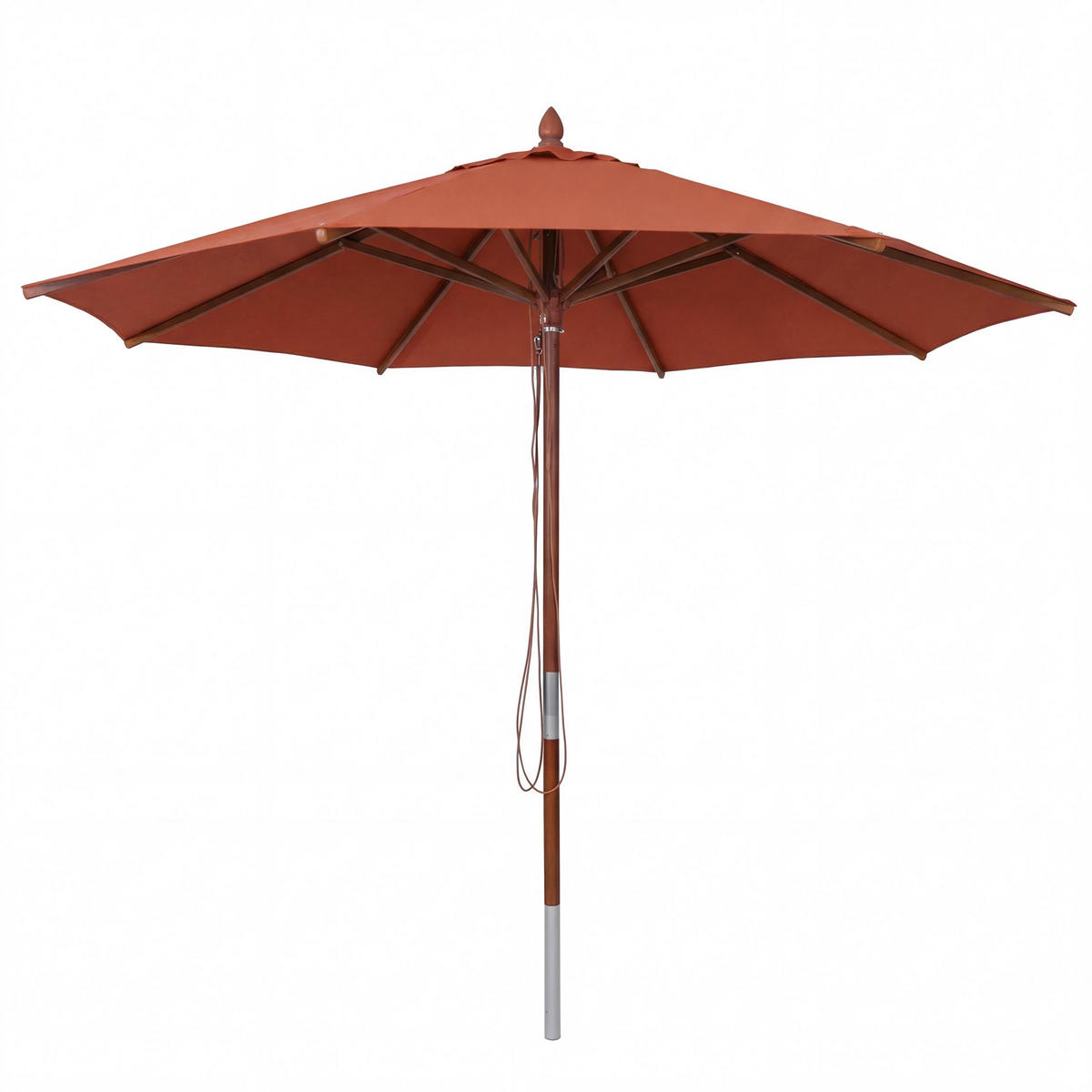 SONNENSCHIRM C57B Orange - Orange, Holz (300/300cm) - MCW