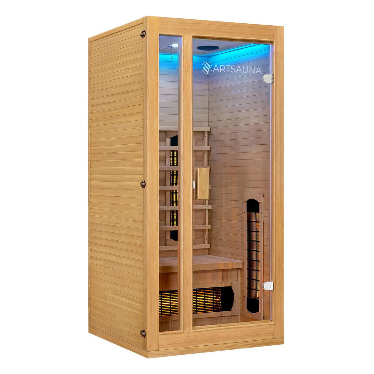 INFRAROTKABINE Nyborg S90V mit Vollspektrumstrahlern - Naturfarben, Holz (90/190/90cm) - Artsauna